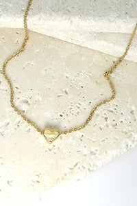 Gold Classic Mini Heart Necklace