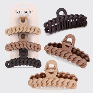 Kitsch Chain Claw Clip 3pc Set