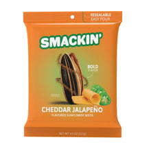 Load image into Gallery viewer, SMACKIN&#39; Sunflower Seeds - Cheddar Jalapeno