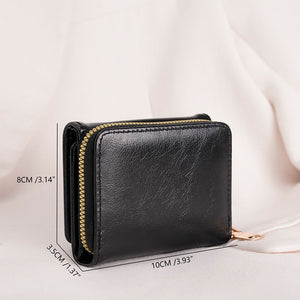 Black Zipper Wallet