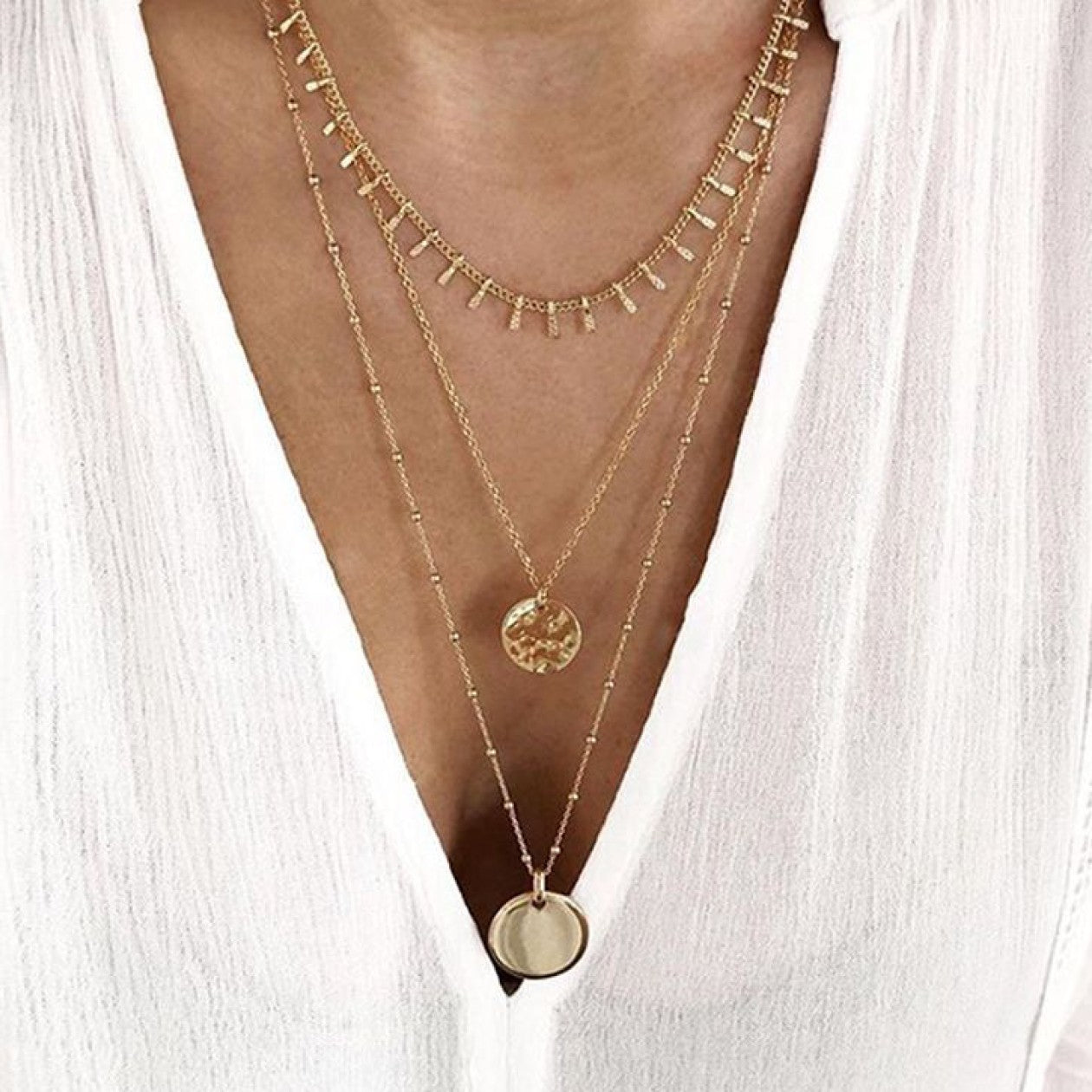 Sun Setter Gold Necklace