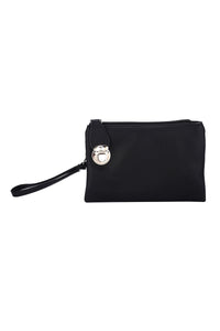 Black Wristlet Clutch Bag