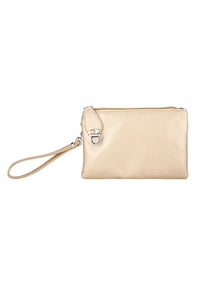 Gold Wristlet Clutch Bag