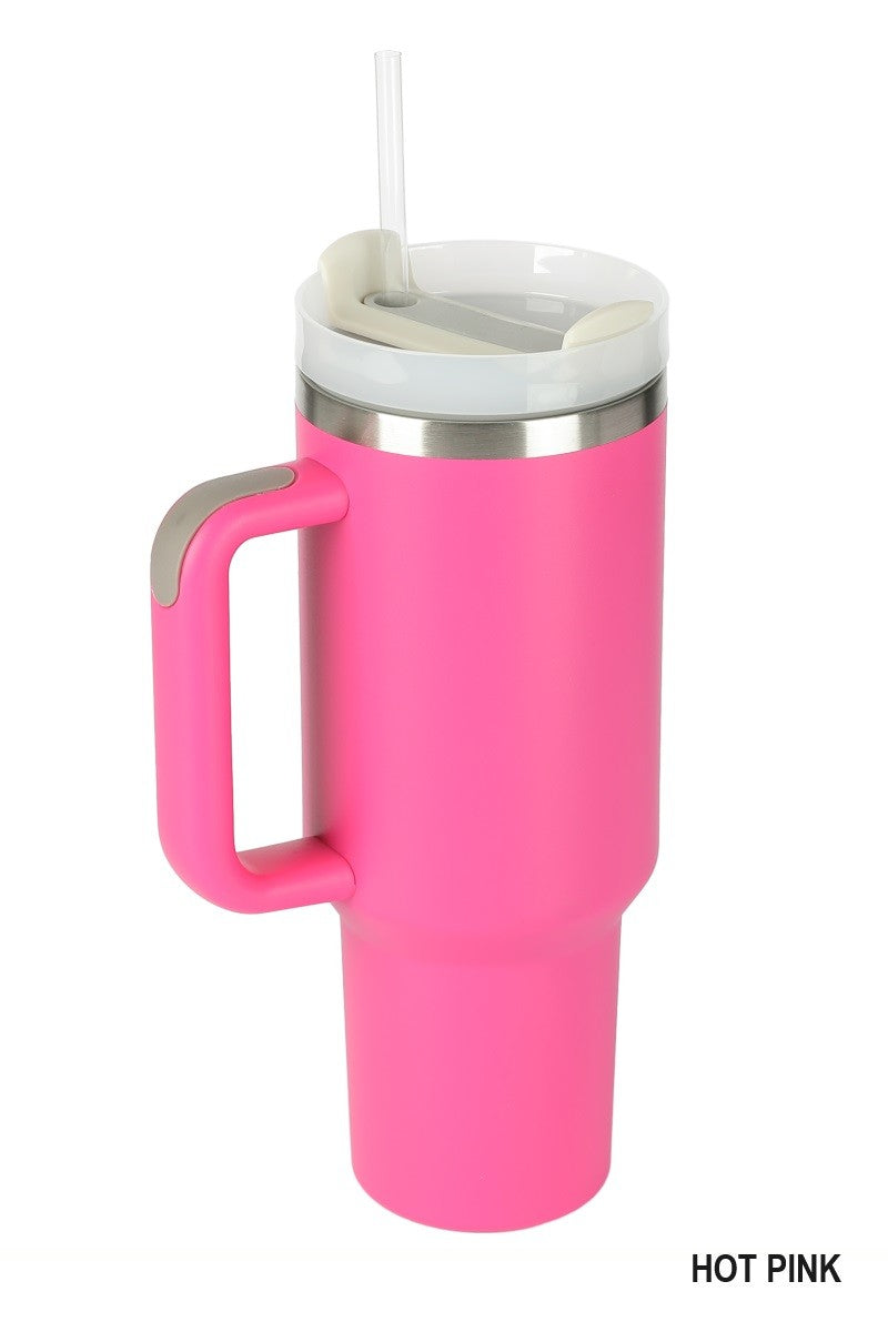 Hot Pink 40 oz Tumbler