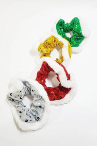 Christmas Sequin Scrunchie