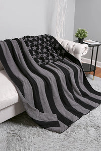 American Flag Reversible Blanket