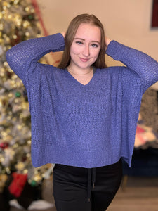 Blue Marlin Dolman Sweater