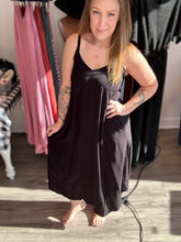 Load image into Gallery viewer, Black Cami Dress