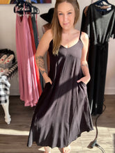 Load image into Gallery viewer, Black Cami Dress