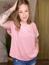 Load image into Gallery viewer, Blush Pink Dolman Sleeve Top