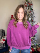 Load image into Gallery viewer, Purple Fleece Pullover