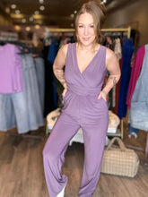 Load image into Gallery viewer, Lavender Wide Leg JumpSuit