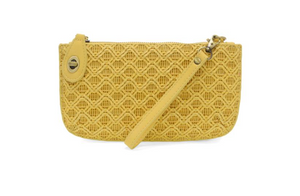 Lattice Woven Crossbody Wristlet