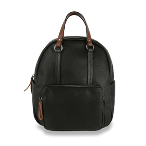 Black Pocket Backpack