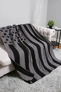 American Flag Reversible Blanket